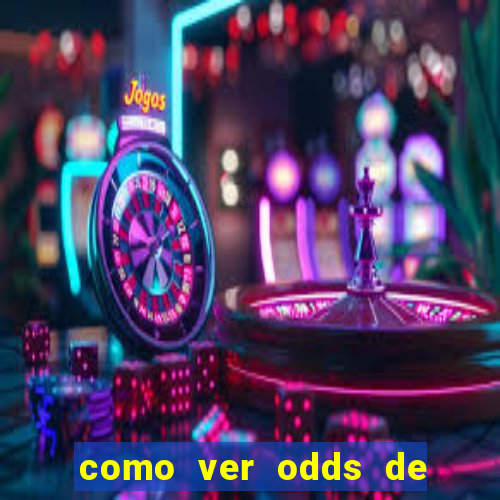 como ver odds de jogos passados